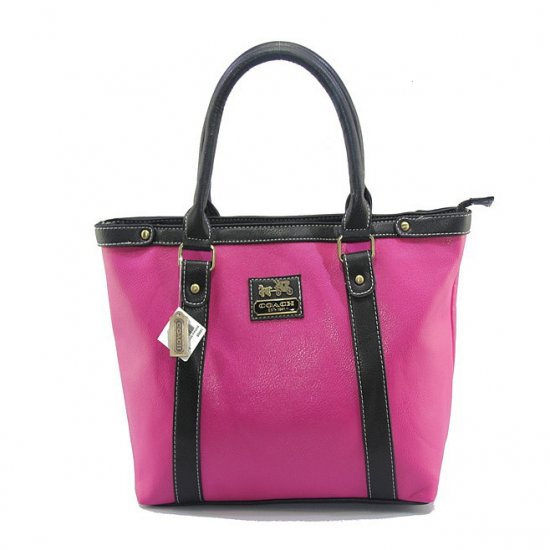 Coach North South Medium Fuchsia Totes DJC | Women - Click Image to Close